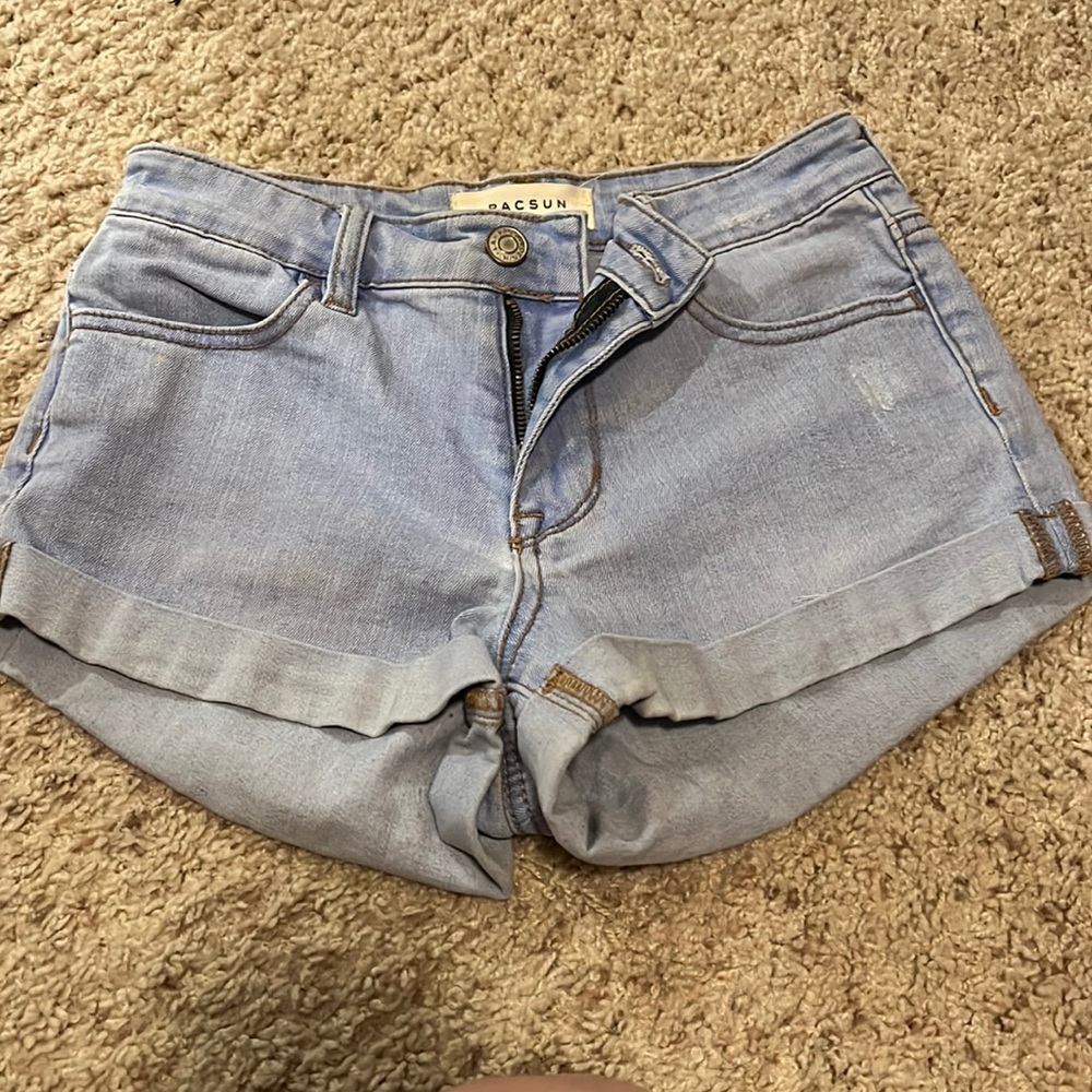 PacSun Light Blue Jean Shorts